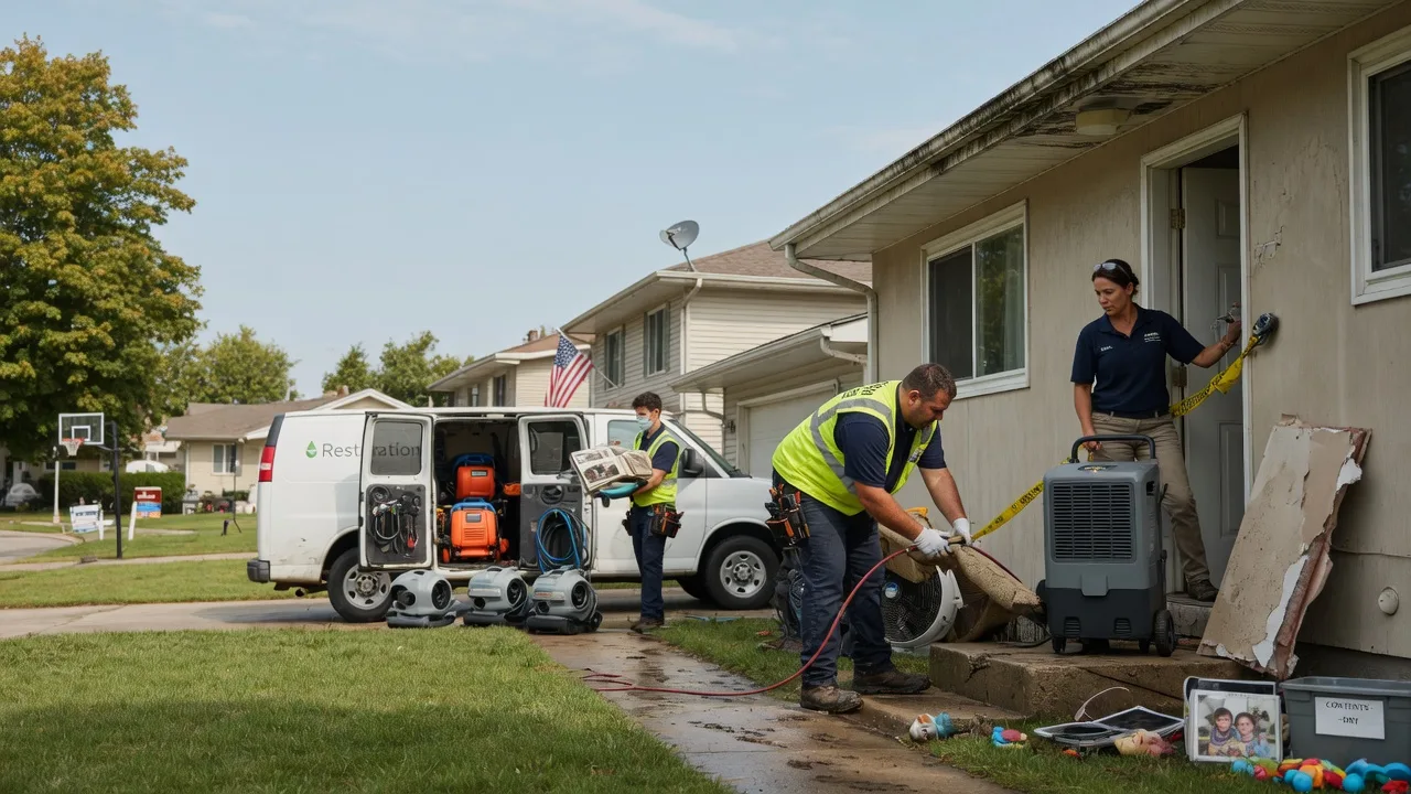 Water Damage Restoration in Whittington, IL near me